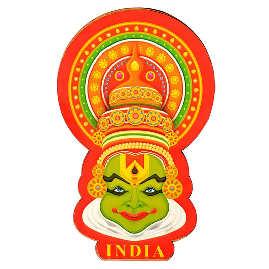 GiftShala Kathakalli Fridge Magnet | Size 3*3 inch