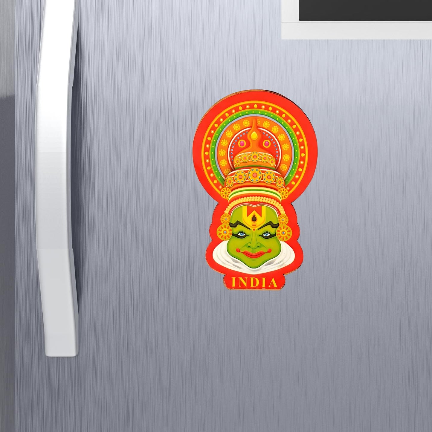 GiftShala Kathakalli Fridge Magnet | Size 3*3 inch