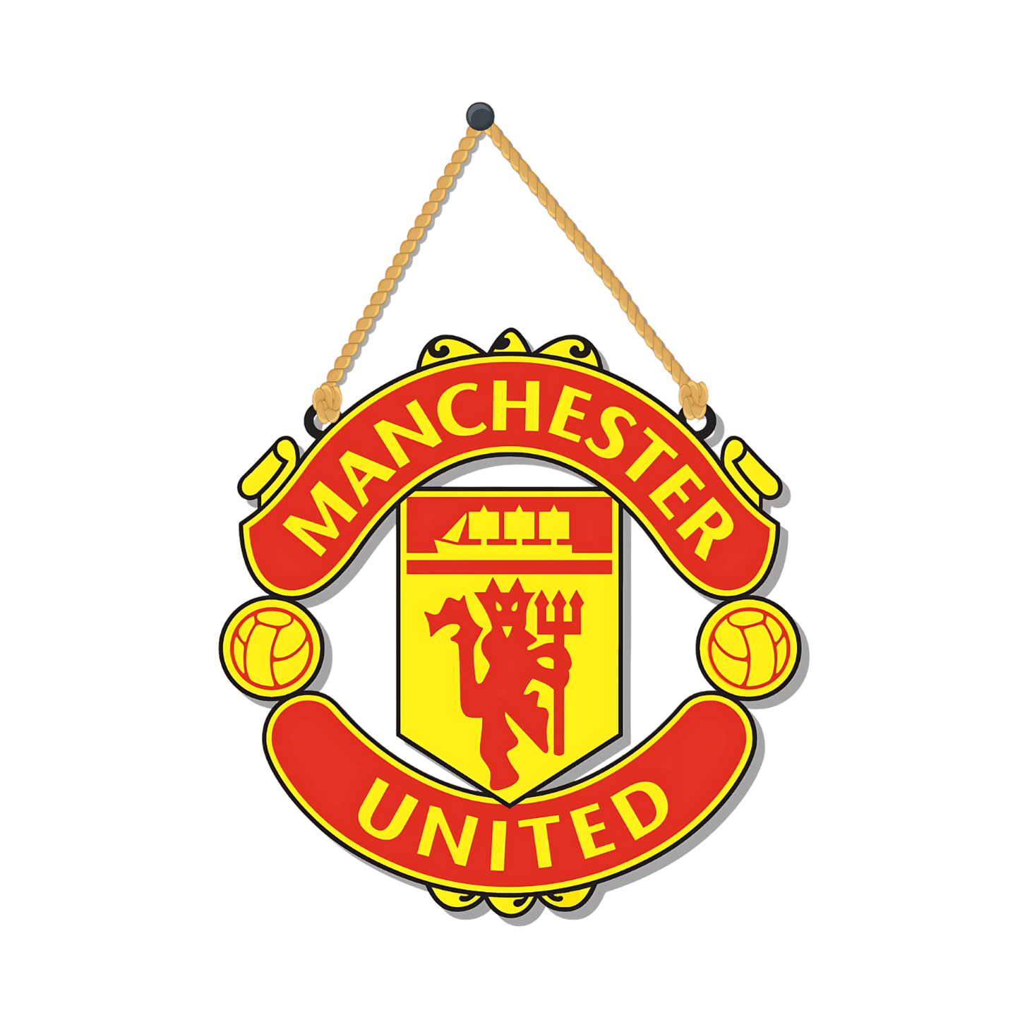 GiftShala Manchester United Wall Hanging | Size 5*5 inch