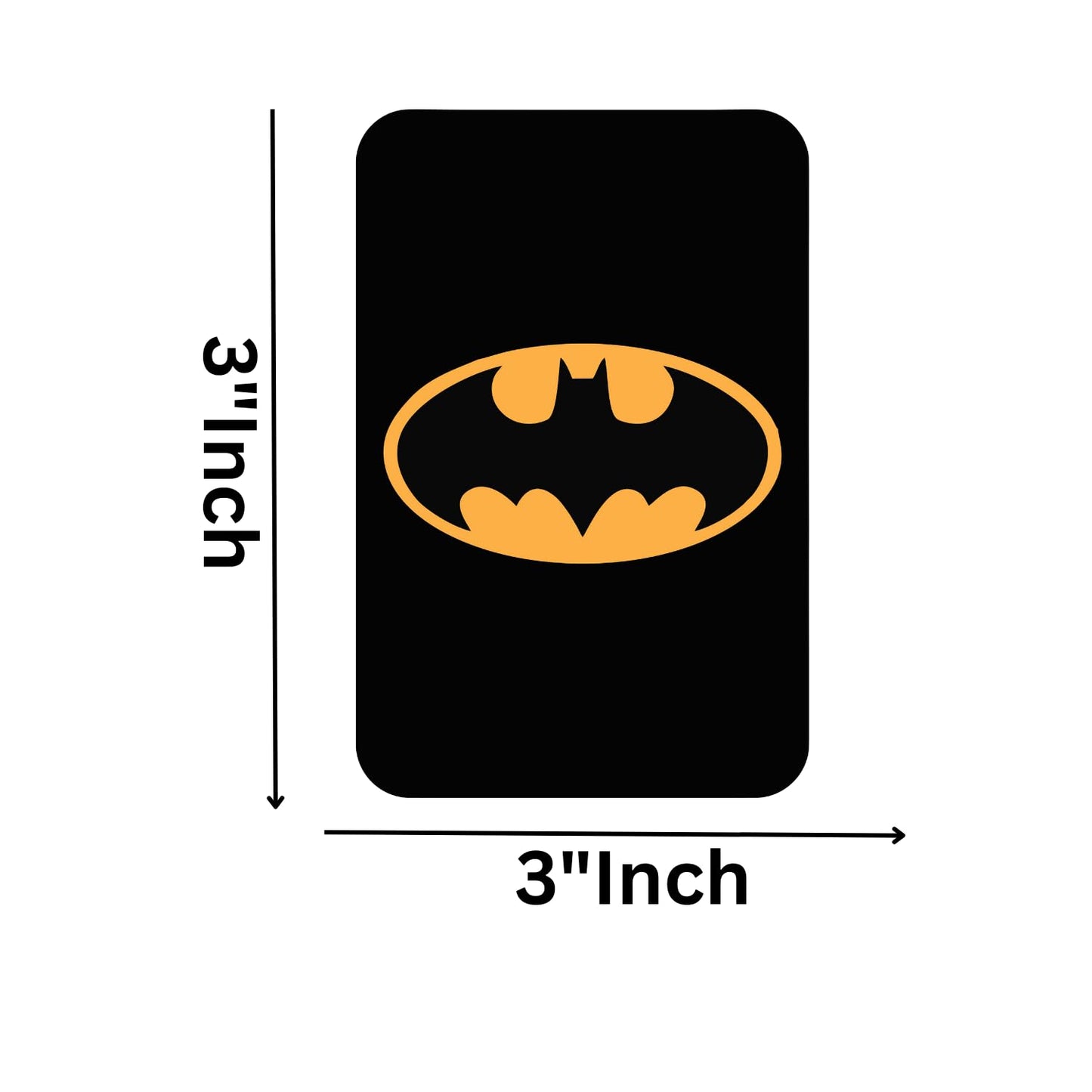 GiftShala Batman Logo Fridge Magnet | Size 3*3 inch