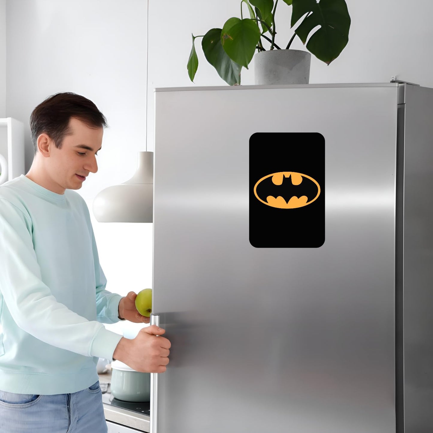 GiftShala Batman Logo Fridge Magnet | Size 3*3 inch