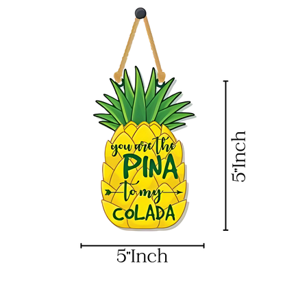 GiftShala Funky Pineapple Wall Hanging | Size 5*5 inch