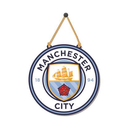 GiftShala Manchester City Wall Hanging | Size 5*5 inch