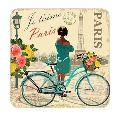 GiftShala Paris Fridge Magnet | Size 3*3 inch