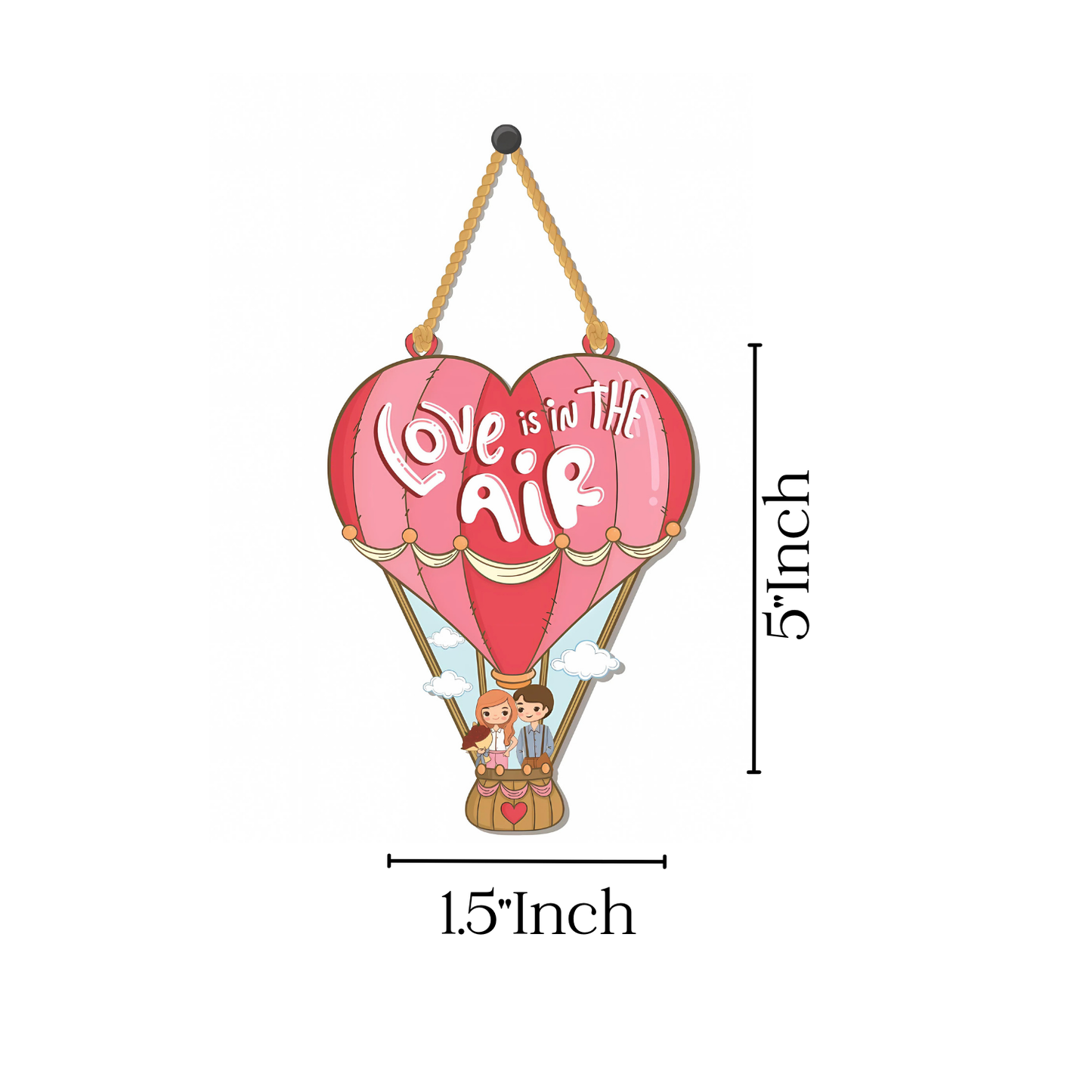 GiftShala Funky Love Wall Hanging | Size 5*5 inch