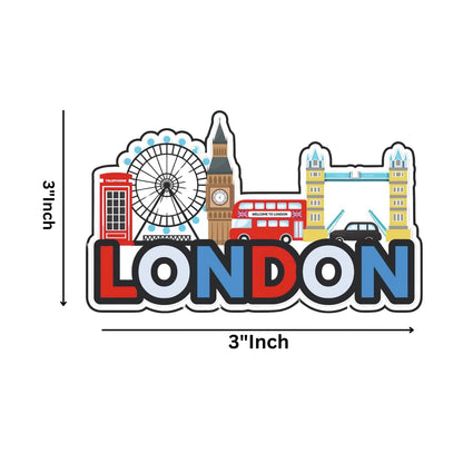 GiftShala London Fridge Magnet | Size 3*3 inch