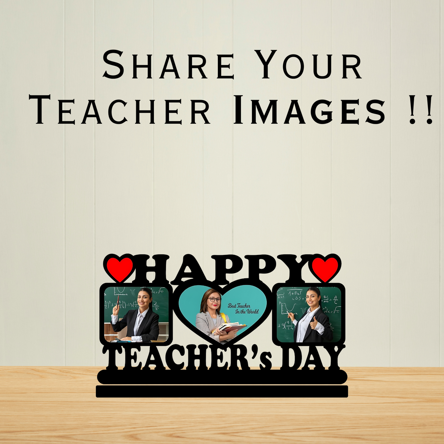 GiftShala Happy Teacher's Day Table Top | Size 12*8 inch