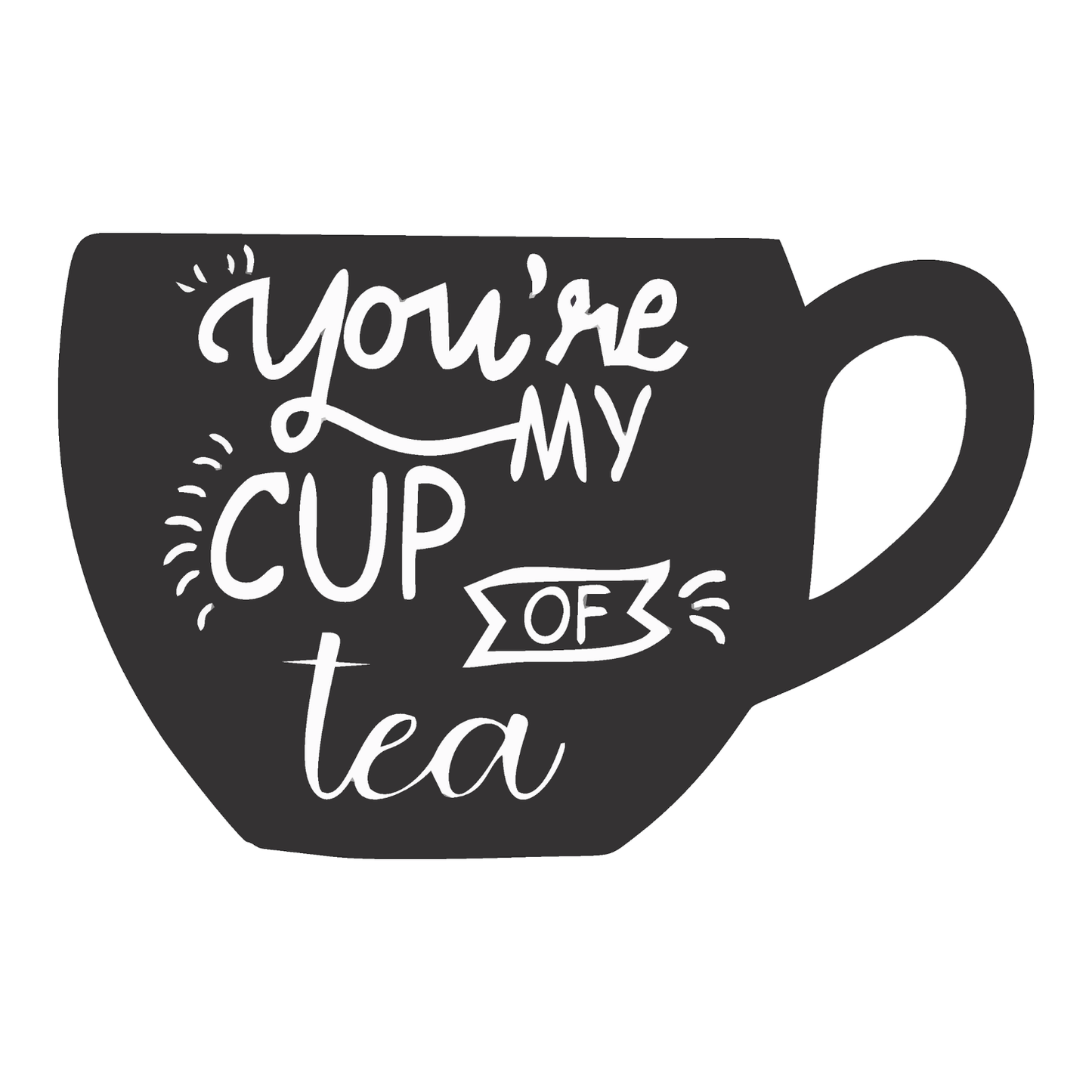 GiftShala You're My Cup Of Tea Fridge Magnet | Size 3*3 inch