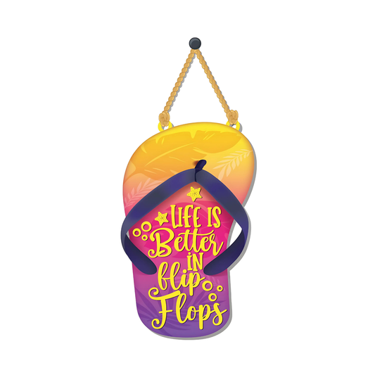 GiftShala Funky Flip Flop Wall Hanging | Size 5*5 inch