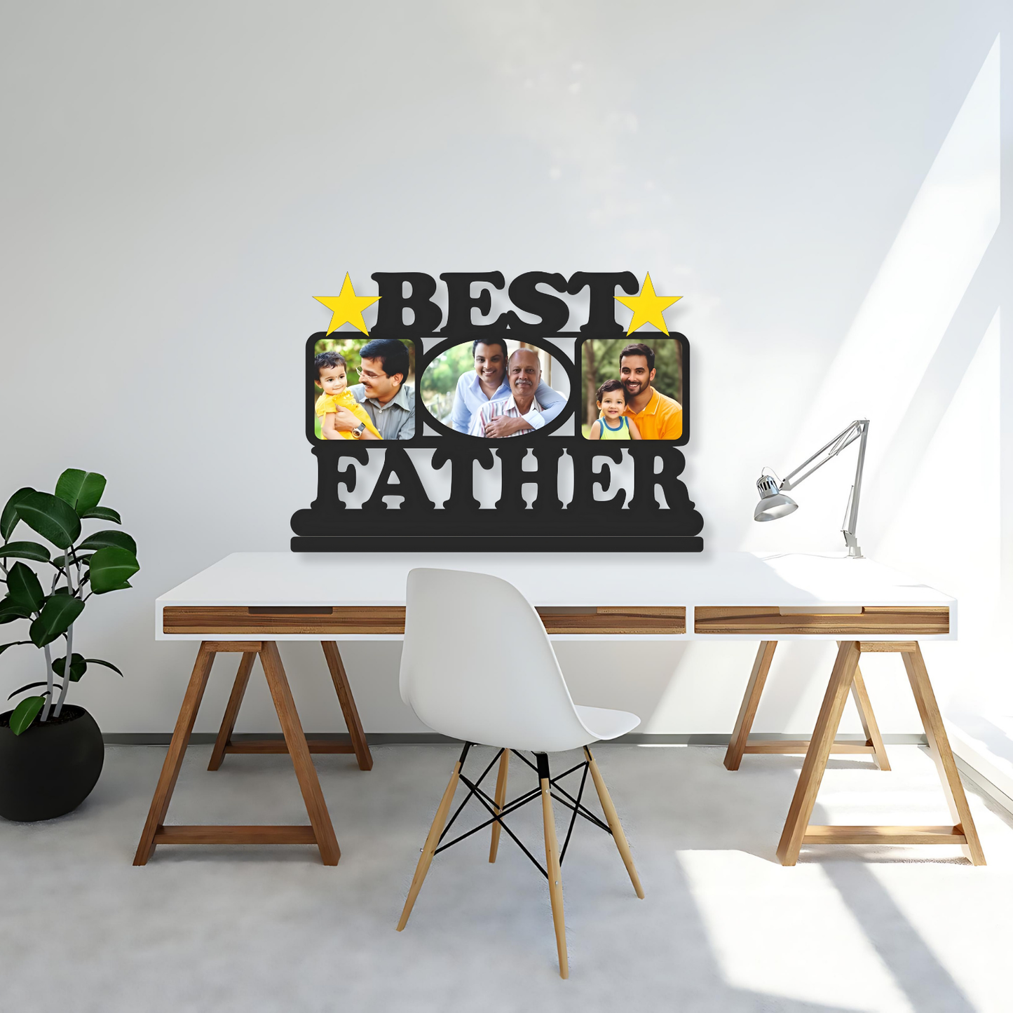 GiftShala Best Father Table Top | Size 12*8 inch