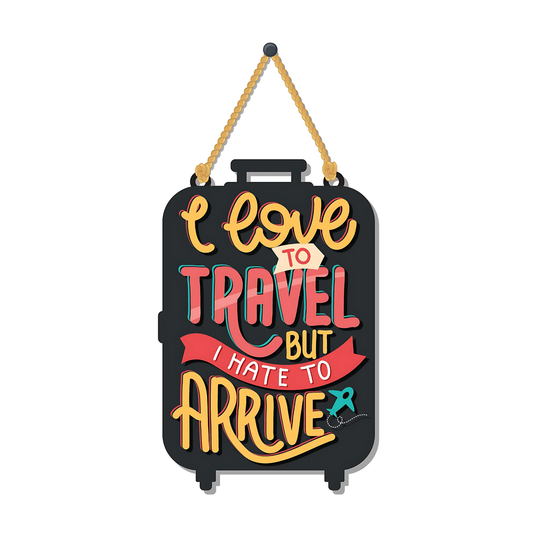 GiftShala Funky Suitcase Wall Hanging | Size 5*5 inch