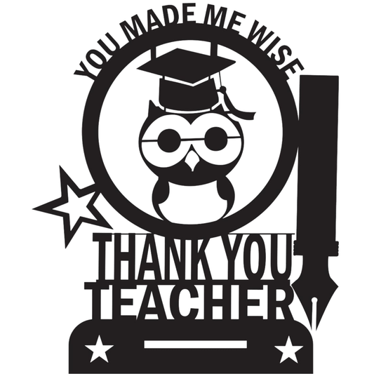 GiftShala Thank You Teacher Table Top | Size 12*8 inch