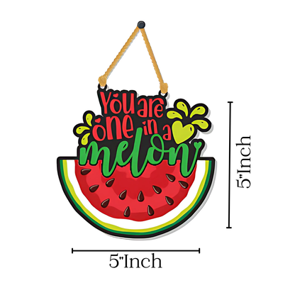 GiftShala Funky Melon Wall Hanging | Size 5*5 inch