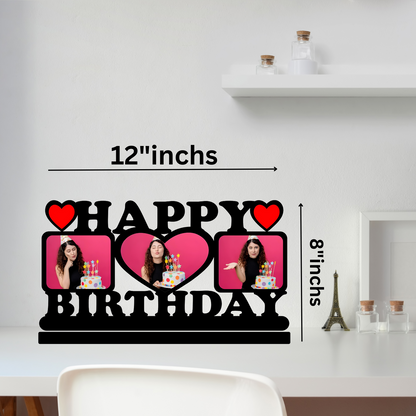 GiftShala Personalized Birthday Table Top | Size 12*8 inch