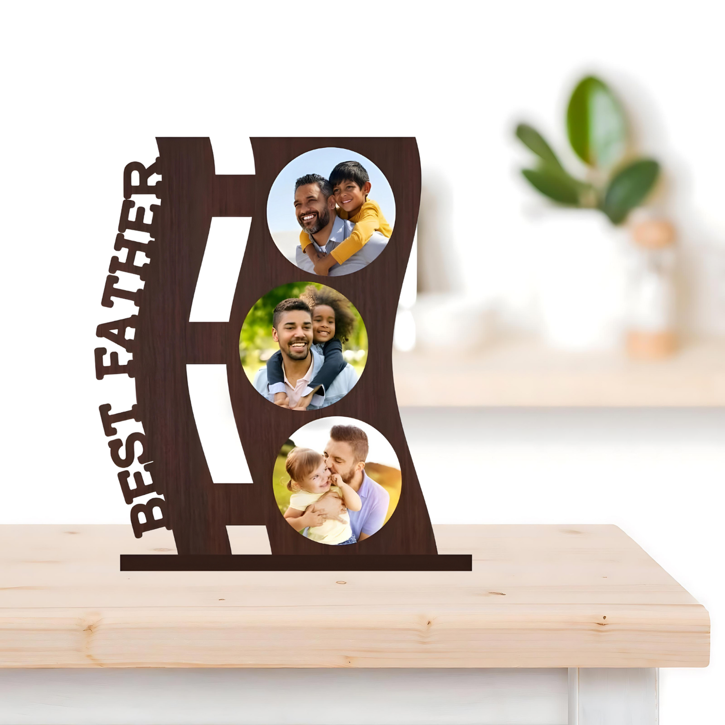 GiftShala Customized Best Father Table Top | Size 12*8 inch