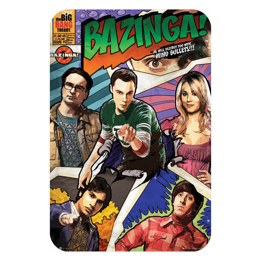 GiftShala Bazinga Fridge Magnet | Size 3*3 inch