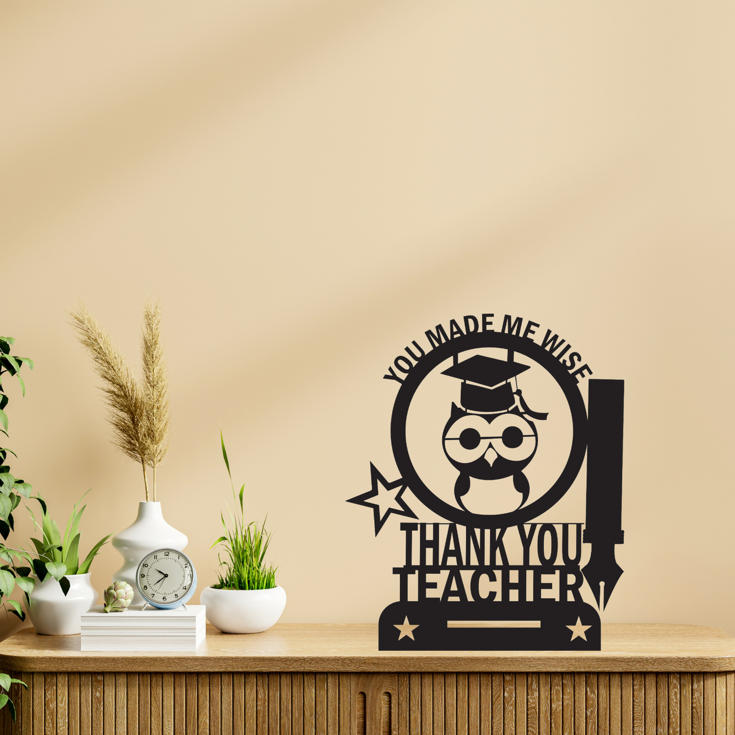 GiftShala Thank You Teacher Table Top | Size 12*8 inch