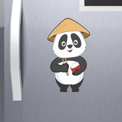 GiftShala Wooden Cute Panda Fridge Magnet | Size 3*3 inch