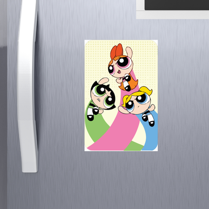 GiftShala PowerPuff Girls Fridge Magnet | Size 3*3 inch