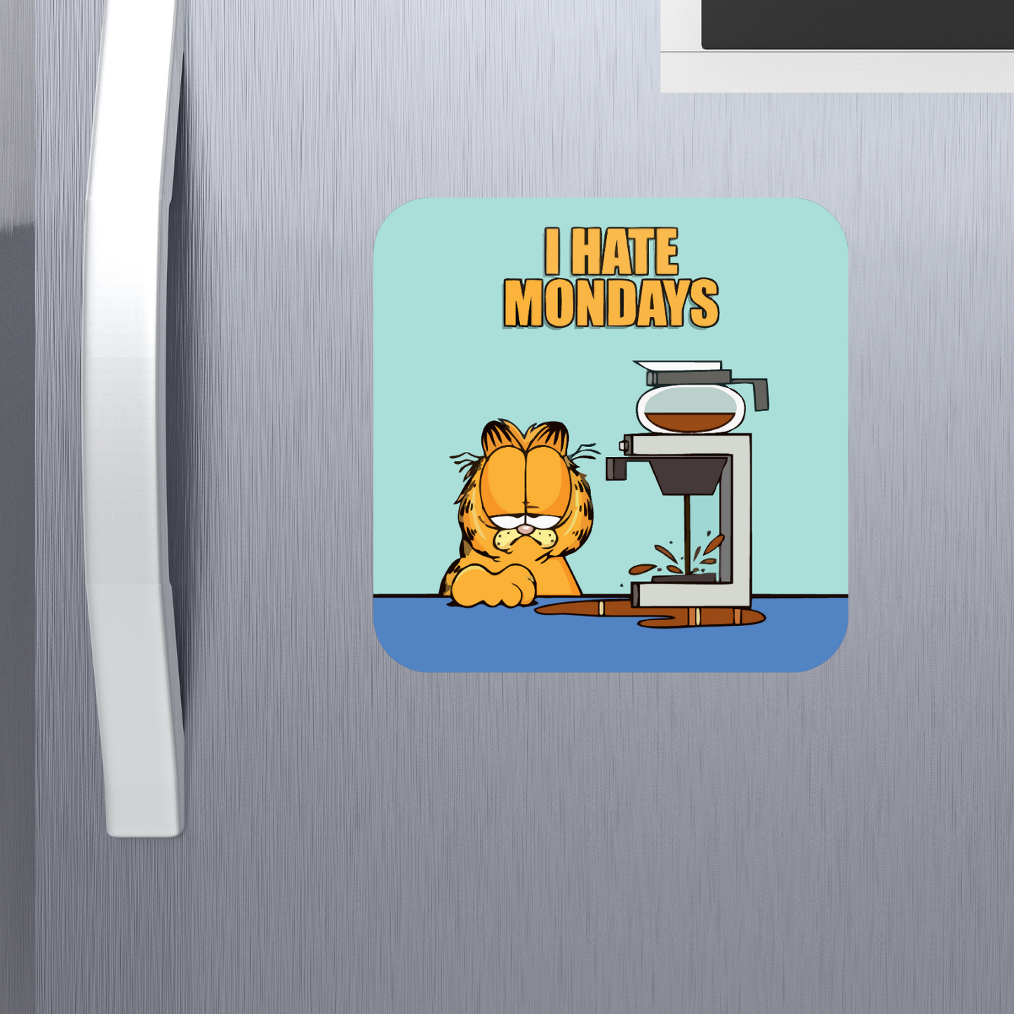 GiftShala I Hate Mondays Fridge Magnet | Size 3*3 inch