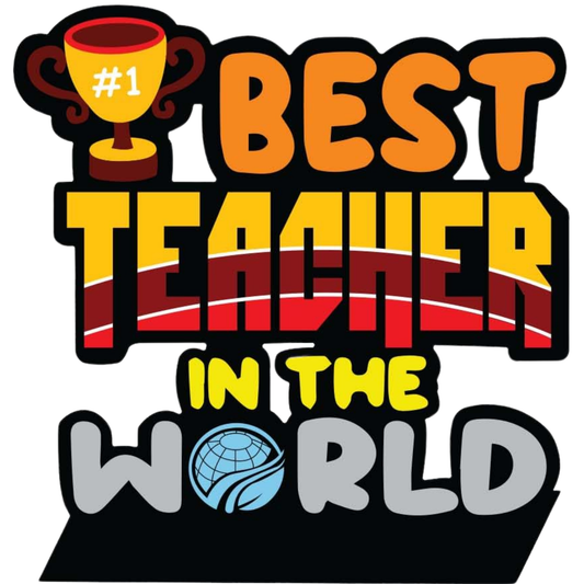 GiftShala Best Teacher in the World Table Top | Size 12*8 inch