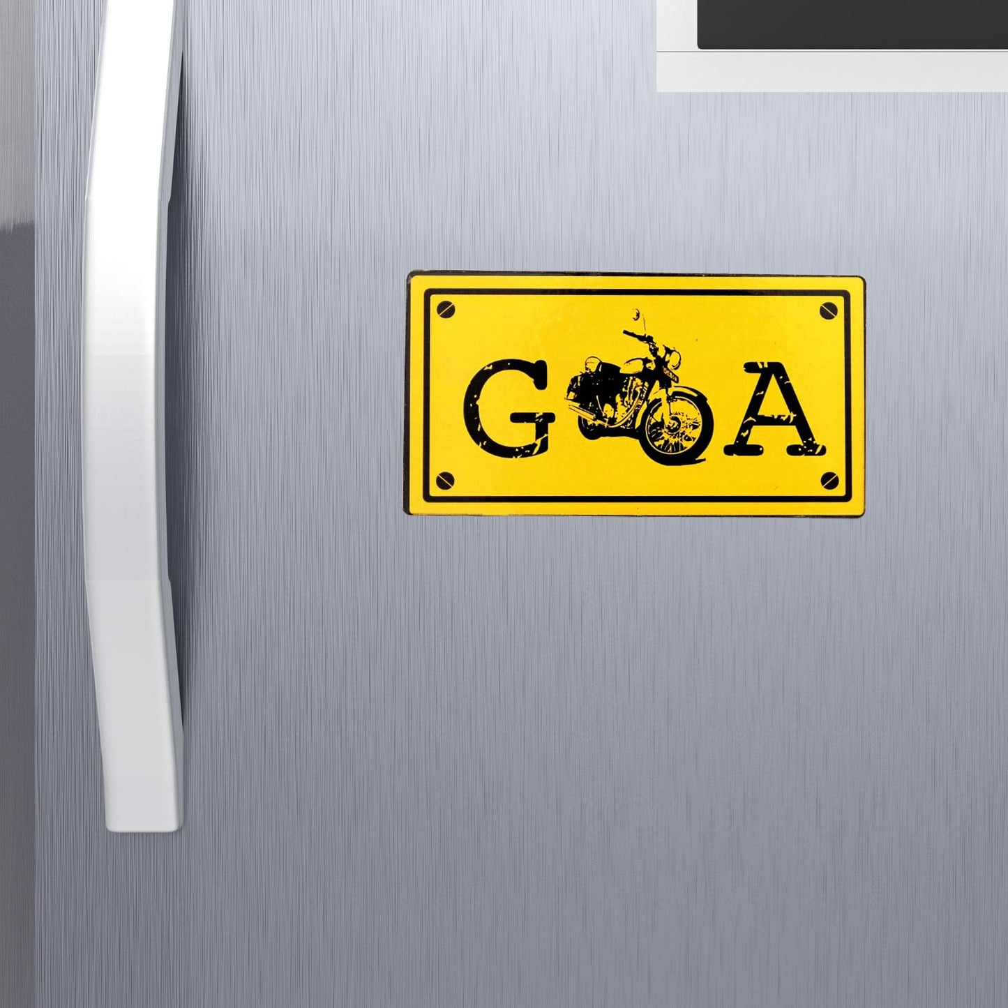 GiftShala Wooden Goa Souvenir Theme Fridge Magnet | Size 3*3 inch