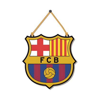 GiftShala FC Barcelona Wall Hanging | Size 5*5 inch