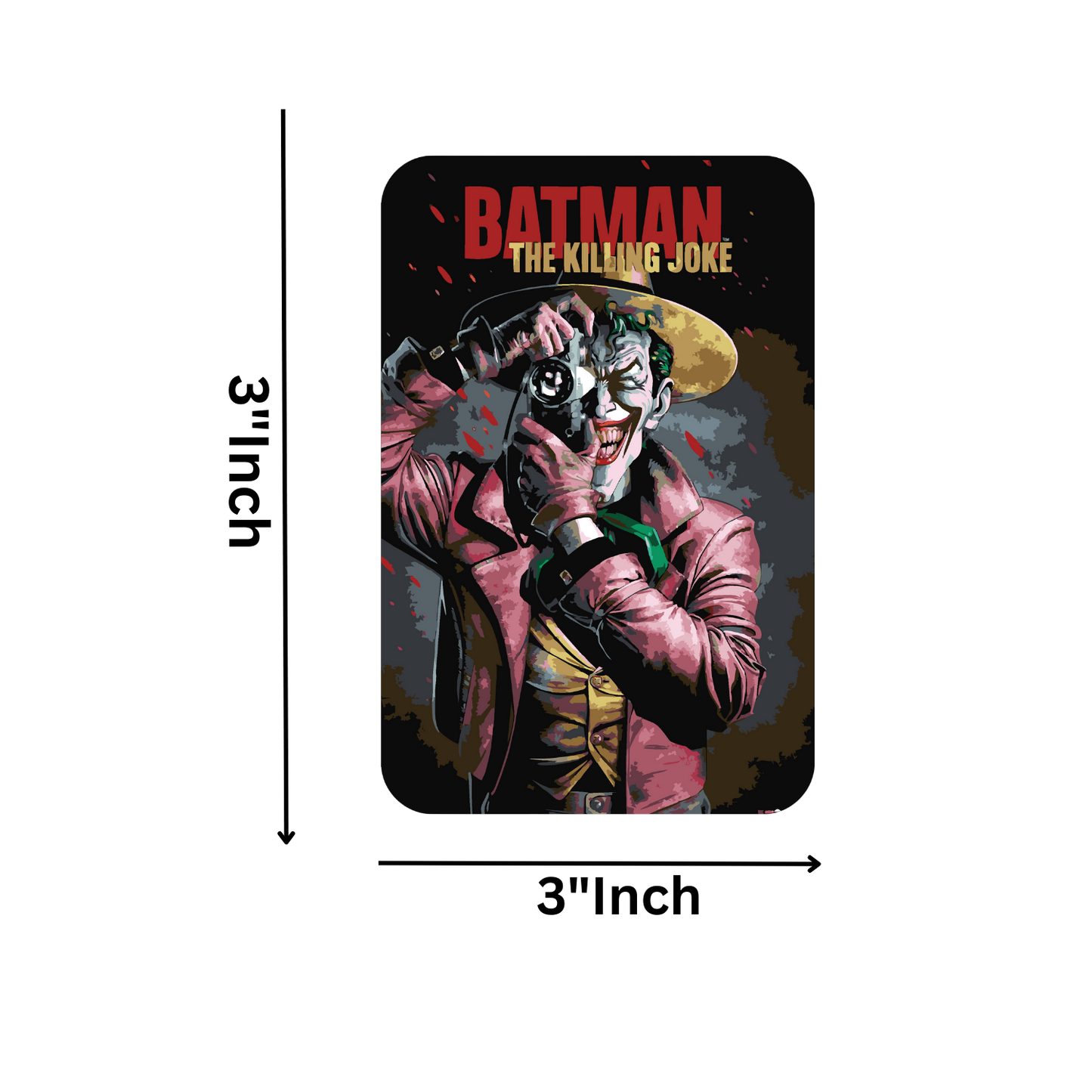 GiftShala Joker Fridge Magnet | Size 3*3 inch