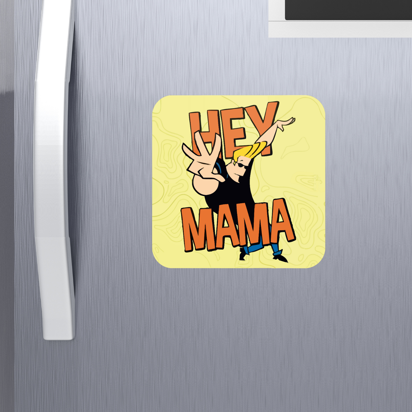 GiftShala Hey Mama Fridge Magnet | Size 3*3 inch