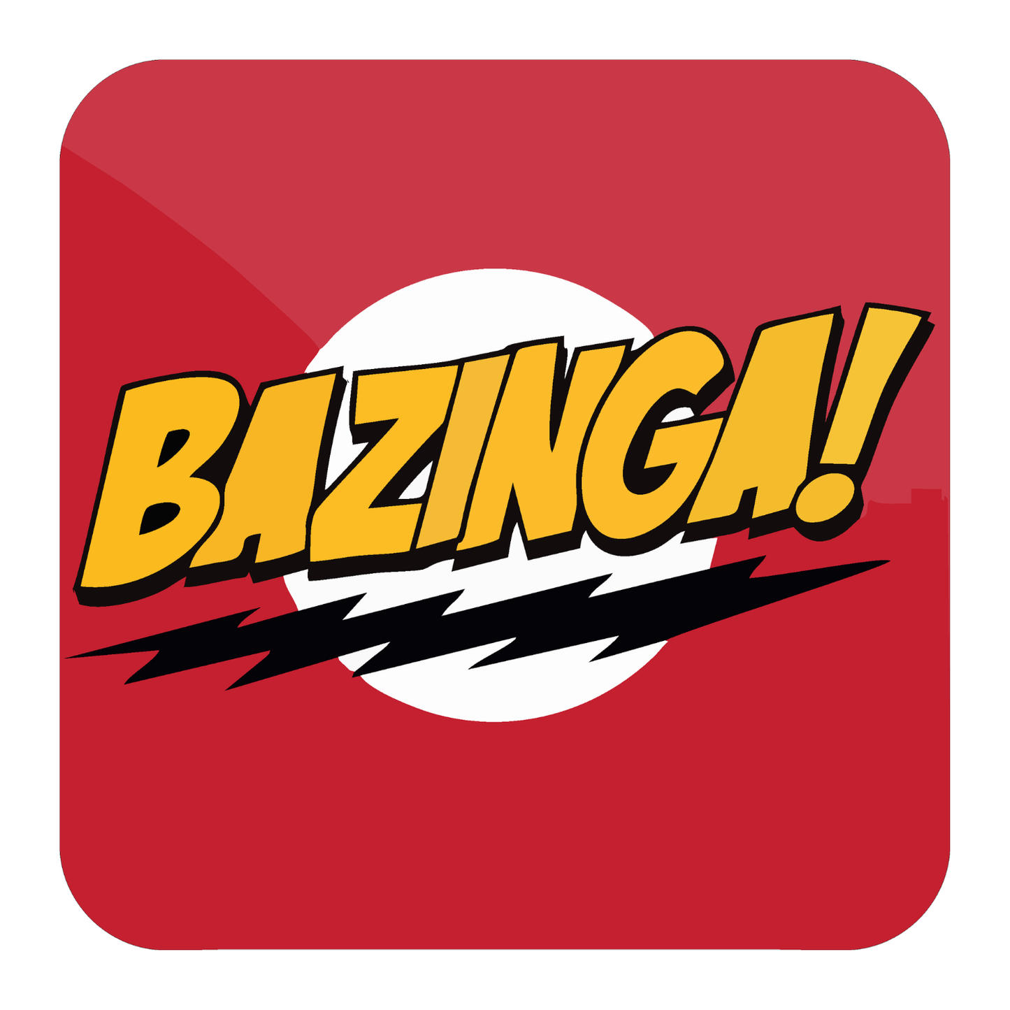 GiftShala Bazinga Fridge Magnet | Size 3*3 inch