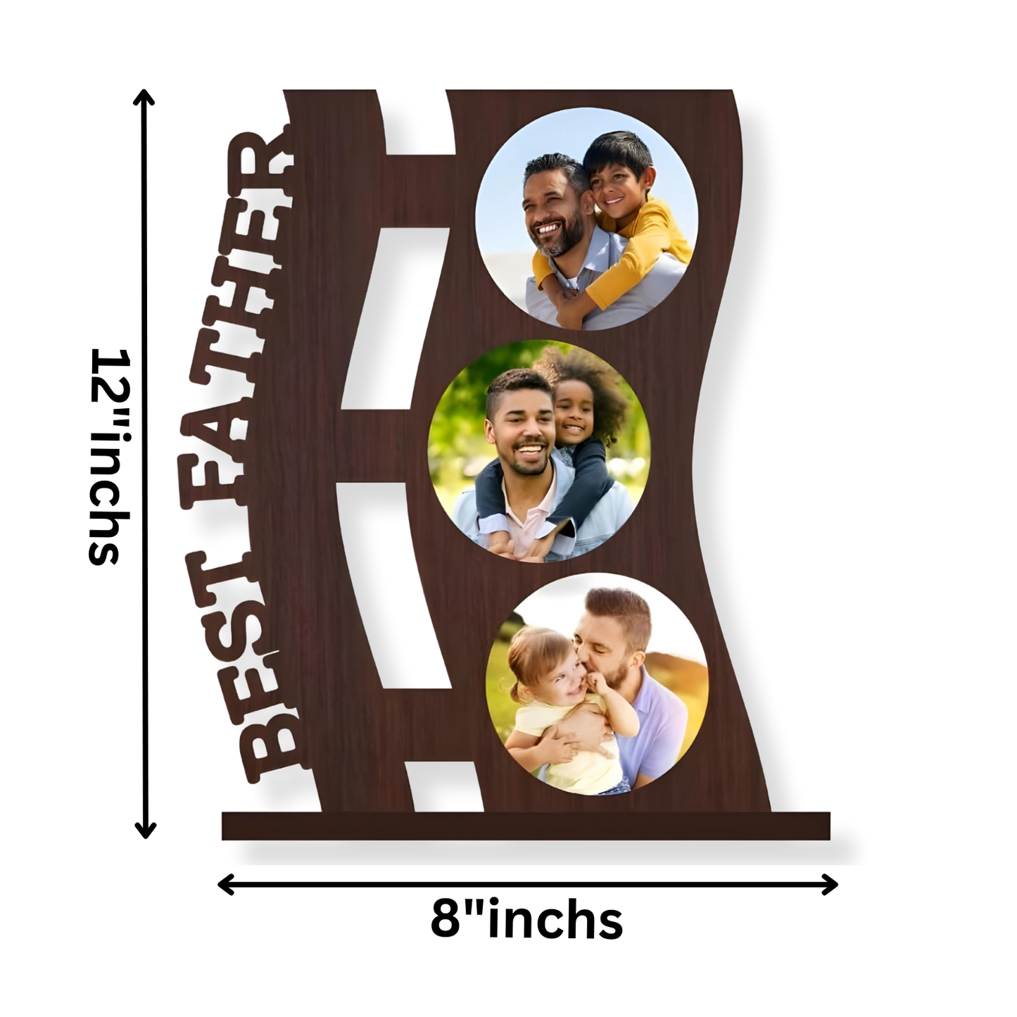 GiftShala Customized Best Father Table Top | Size 12*8 inch