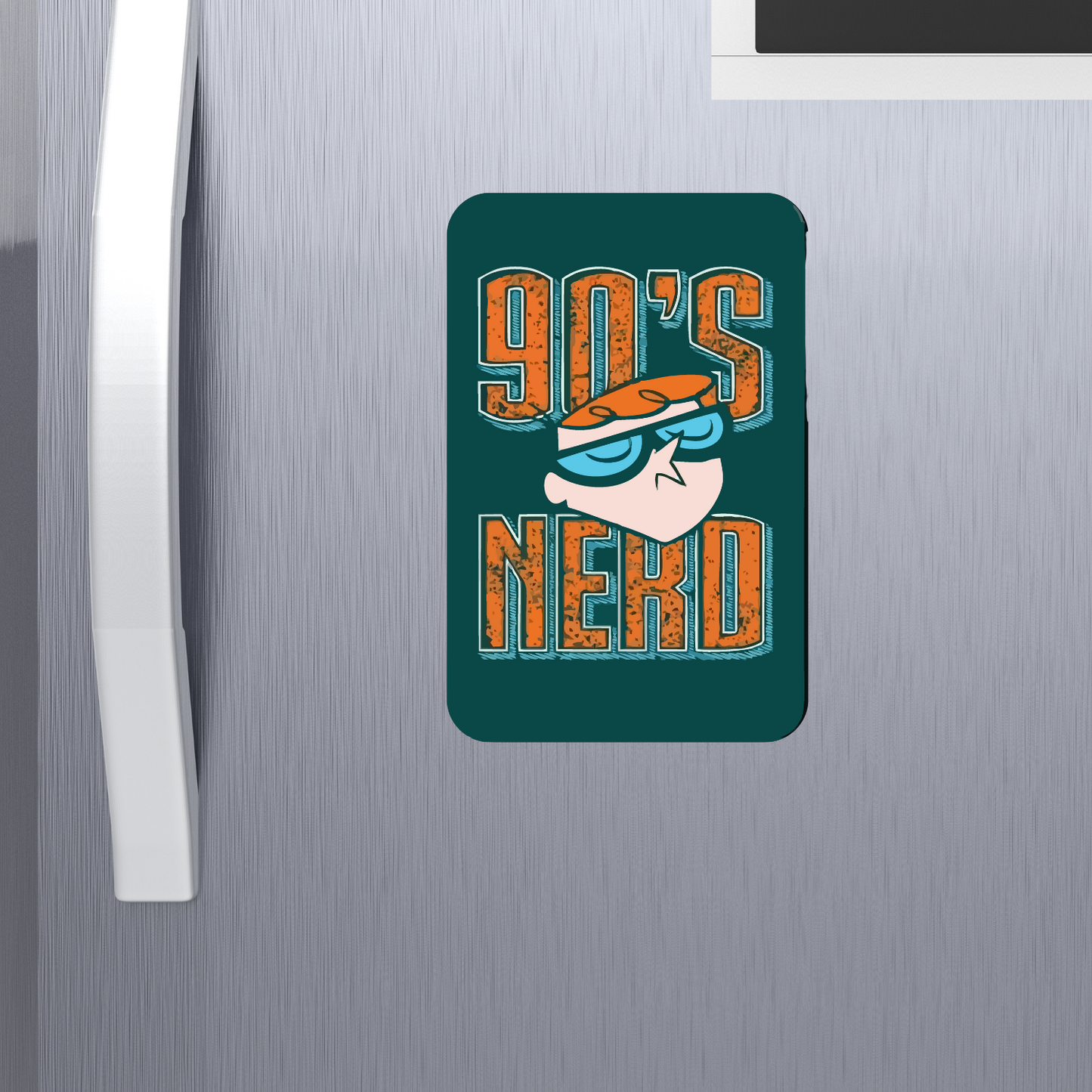 GiftShala 90's Nerd Fridge Magnet | Size 3*3 inch