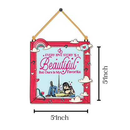 GiftShala Funky Love Frame Wall Hanging | Size 5*5 inch