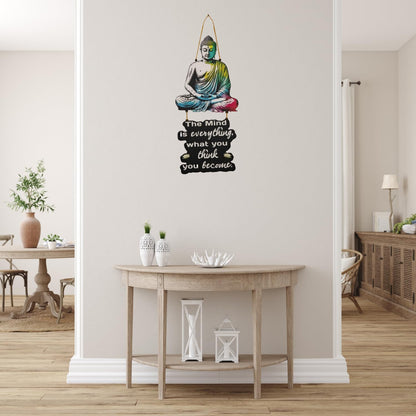 GiftShala Gautam Buddha Wall Hanging | Size 12*18 inch