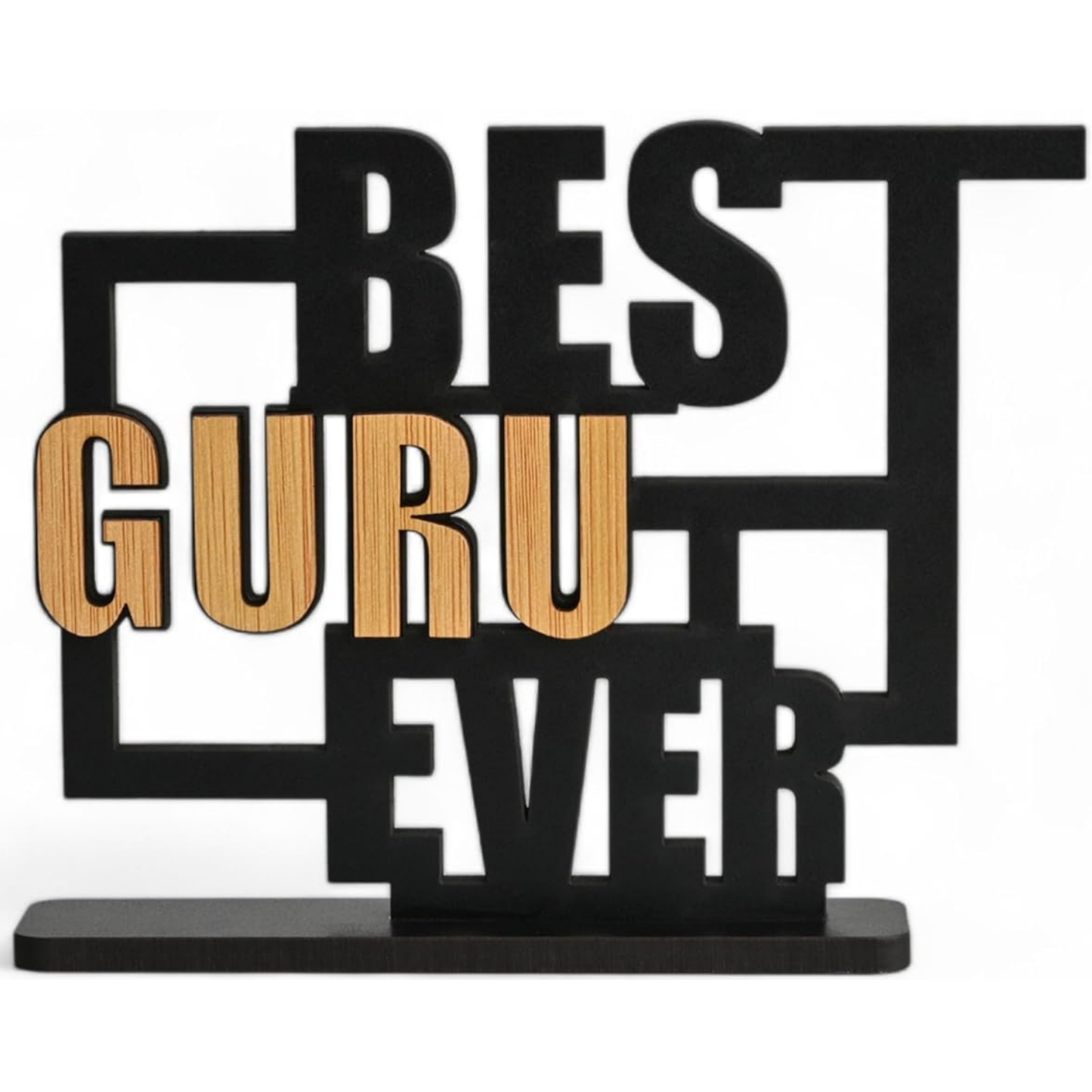 GiftShala Best Guru Ever Table Top | Size 12*8 inch