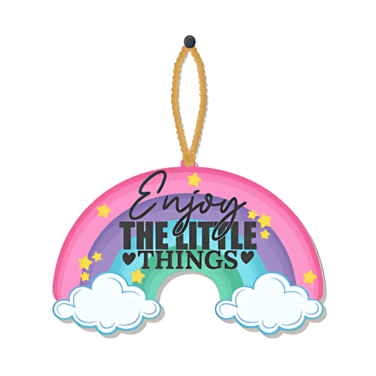 GiftShala Funky Rainbow Wall Hanging | Size 5*5 inch