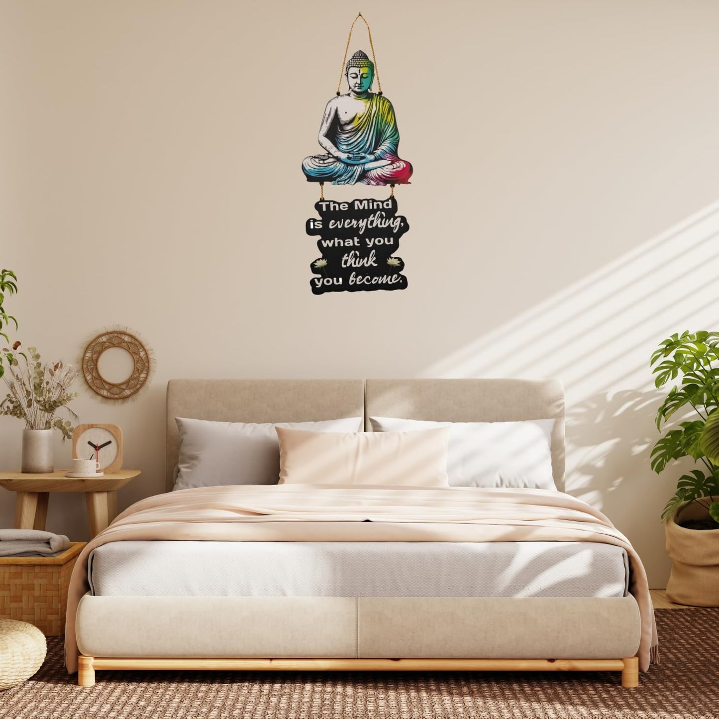 GiftShala Gautam Buddha Wall Hanging | Size 12*18 inch