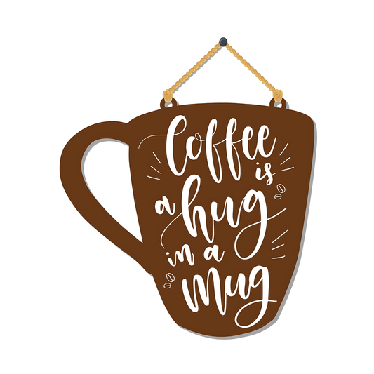 GiftShala Funky Coffee Mug Wall Hanging | Size 5*5 inch