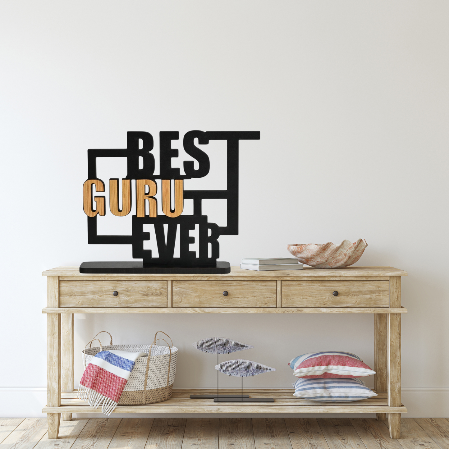 GiftShala Best Guru Ever Table Top | Size 12*8 inch