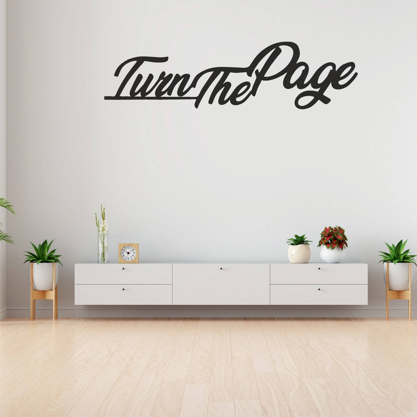 GiftShala Turn the Page Design Wall Decor | Size 12*3 inch