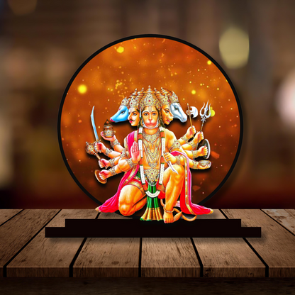 GiftShala Panchmukhi Hanuman Idol for Car Dashboard | Size 5 inch (approx)