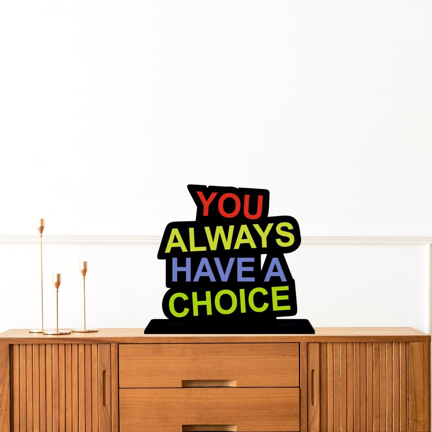 GiftShala You Always Have a Choice Quote Figurine | Size 12*8 inch