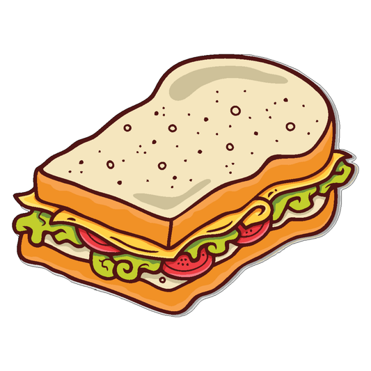 GiftShala Sandwich Fridge Magnet | Size 3*3 inch