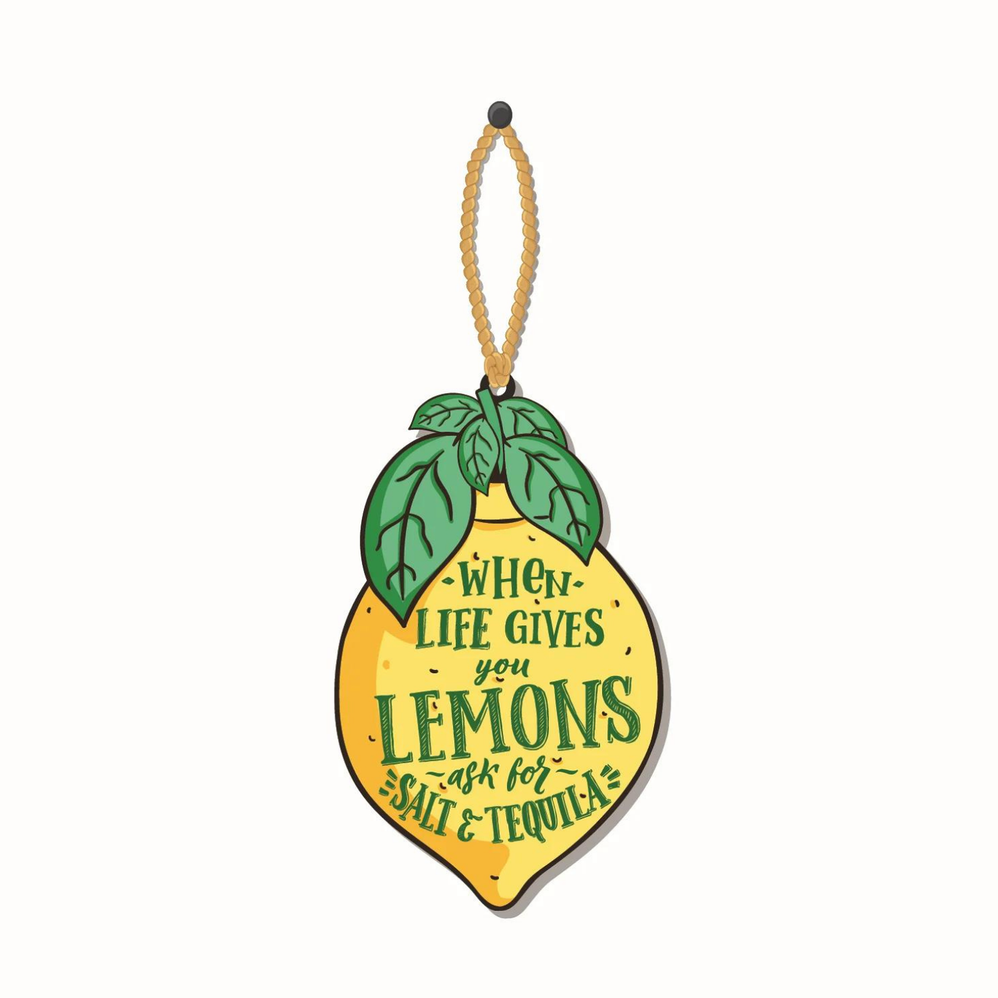 GiftShala Funky Lemon Wall Hanging | Size 5*5 inch