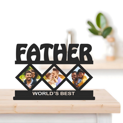 GiftShala Father Wooden Table Top | Size 12*8 inch