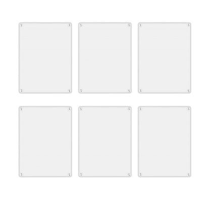 GiftShala Acrylic Photo Frame Clear Display Frameless Fridge Magnet | Size 2.36*3.54 inch | Set of 6