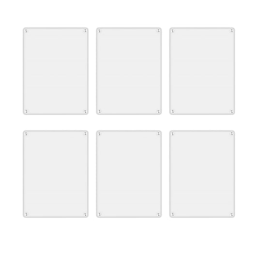 GiftShala Acrylic Photo Frame Clear Display Frameless Fridge Magnet | Size 2.36*3.54 inch | Set of 6