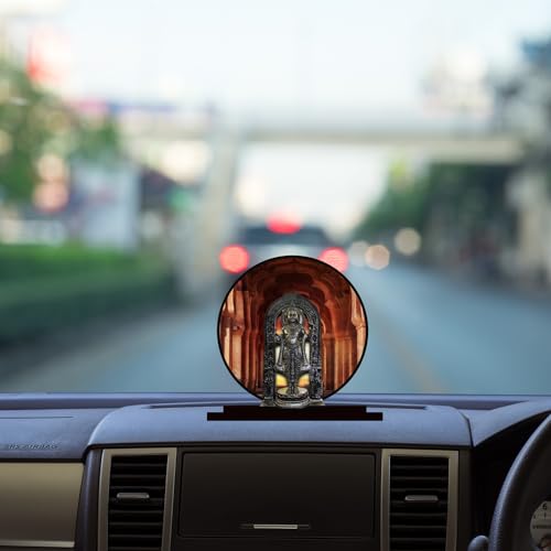 GiftShala Shree Ram Lalla Idol for Car Dashboard | Size 5 inch (approx)