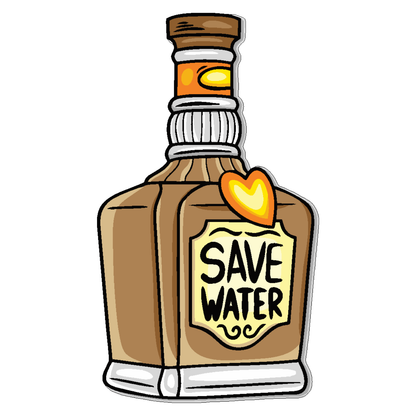 GiftShala Save Water Fridge Magnet | Size 3*3 inch