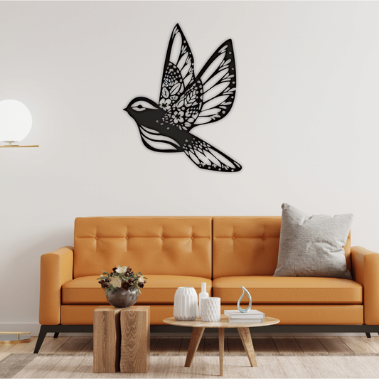 GiftShala Flying Bird Wall Decor | Size 12*12 inch